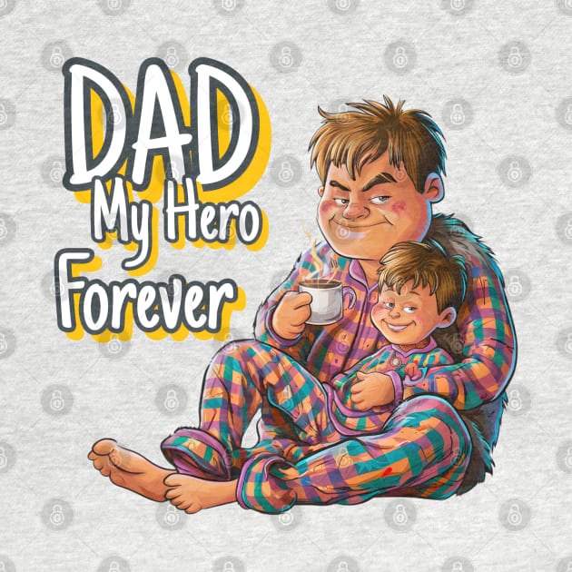 Dad My Hero Forever by WEARWORLD